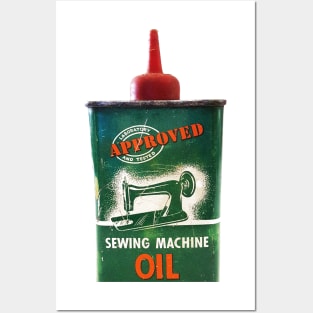 swing machine oil Posters and Art